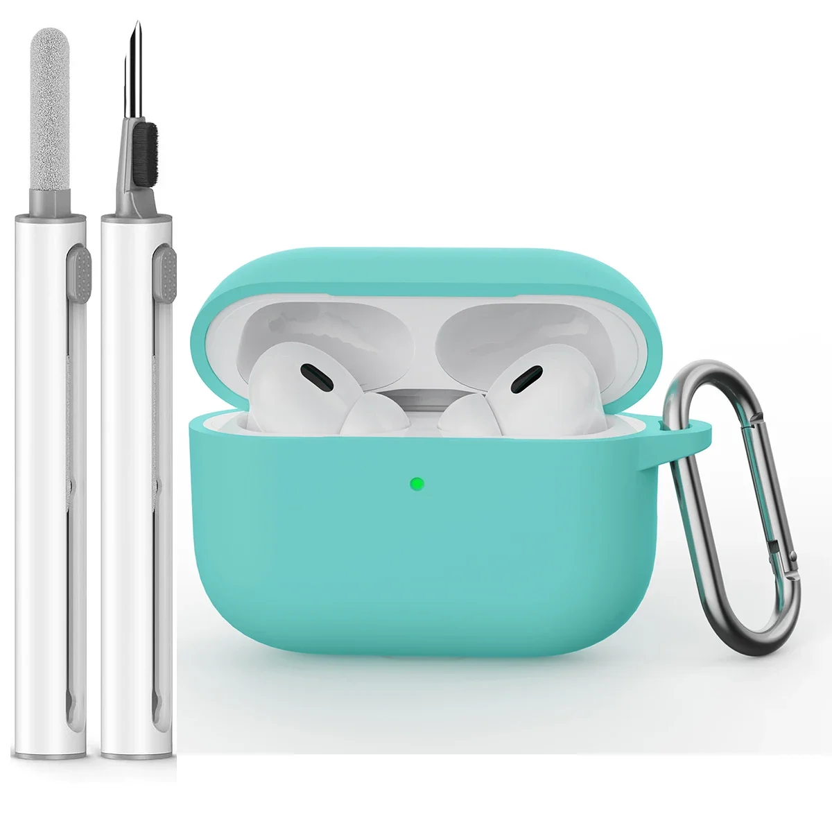 Für AirPods Pro 3 Hülle mit Reinigungsset, weiche Silikon-Schutzhülle für Apple AirPod Pro 3. 2025, Generation Hülle – Detail 6