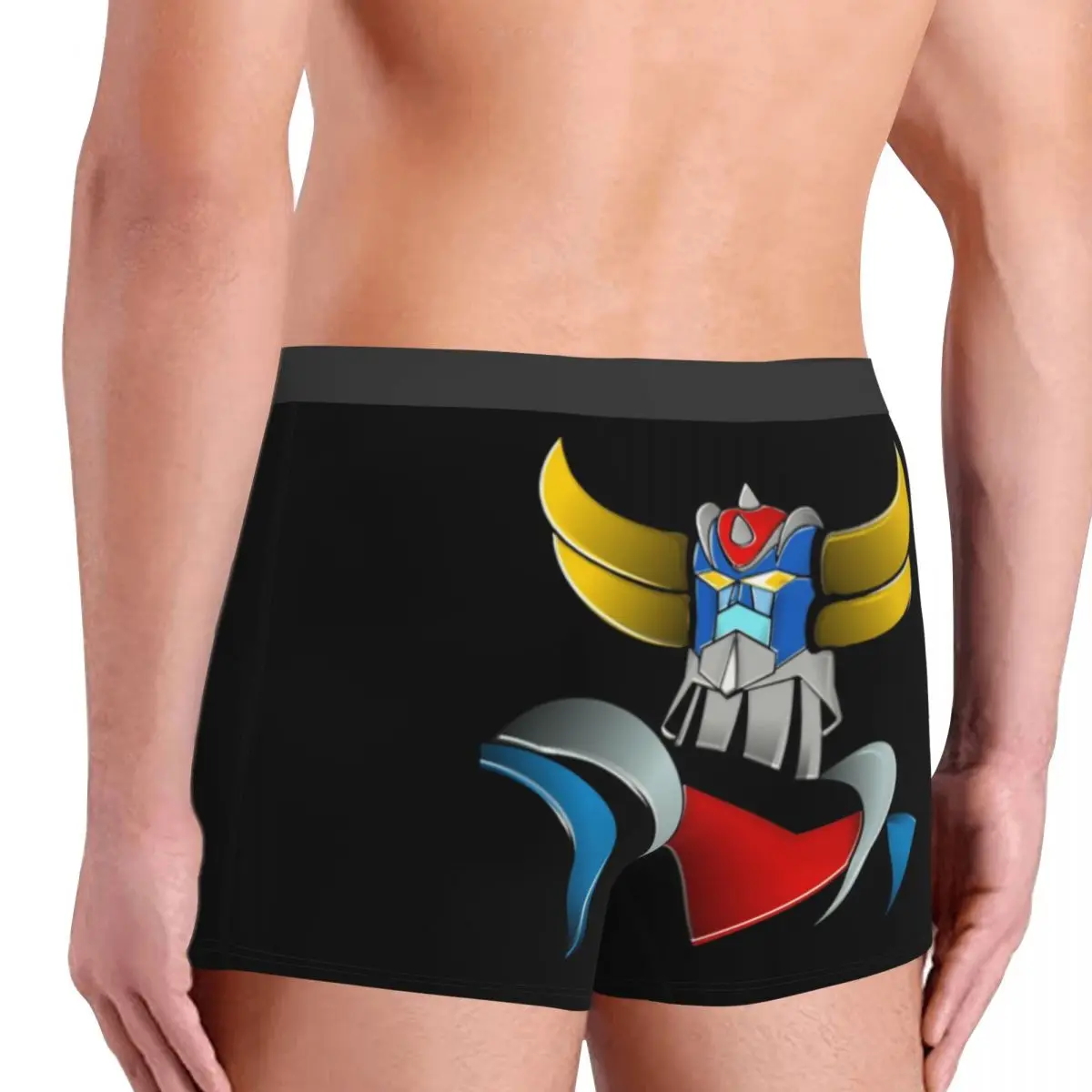 Custom Novelty Goldorak Ufo Robot Grendizer Boxers Shorts Panties Male Underpants Breathbale Briefs Underwear 4