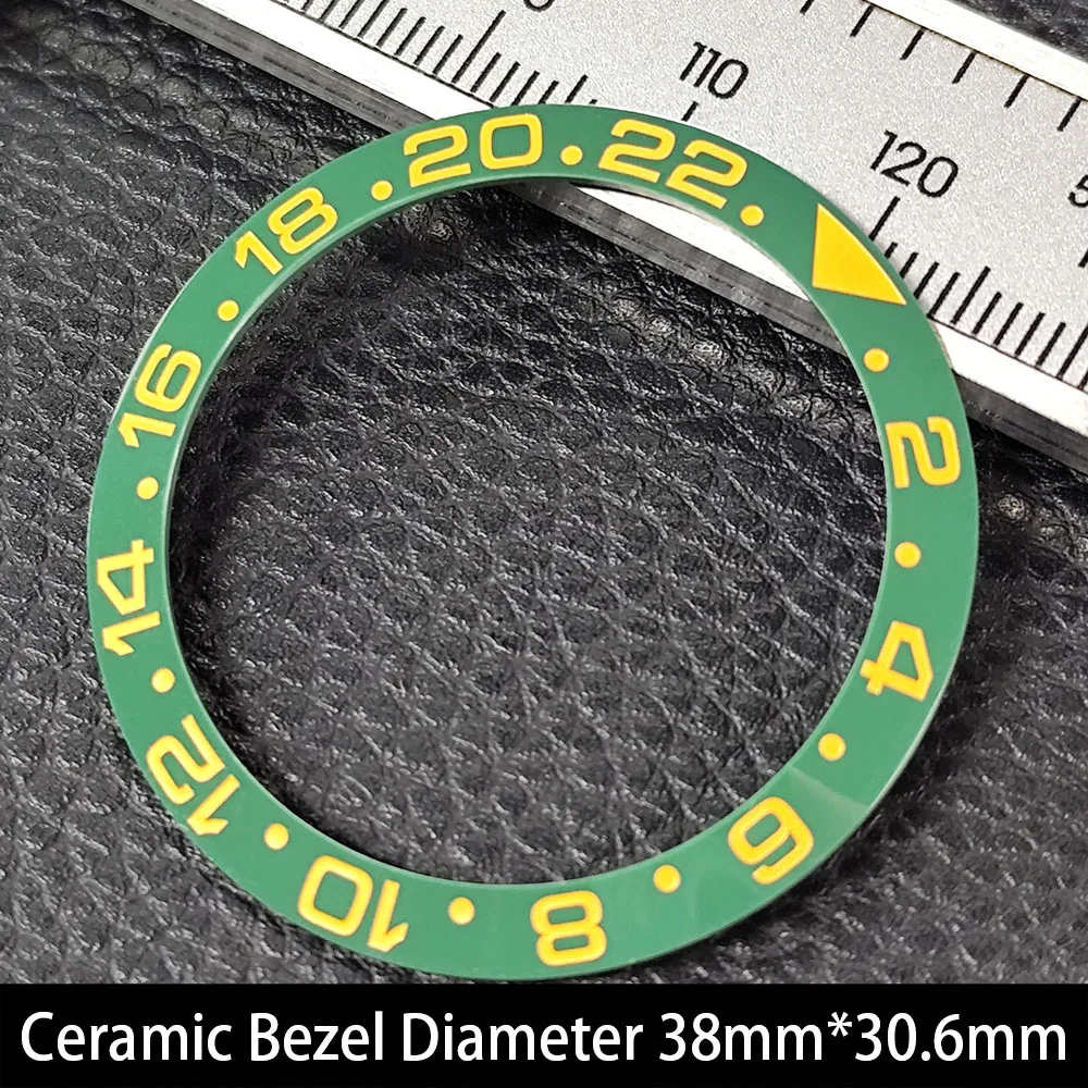 Elegant 38mm Ceramic Bezel Insert