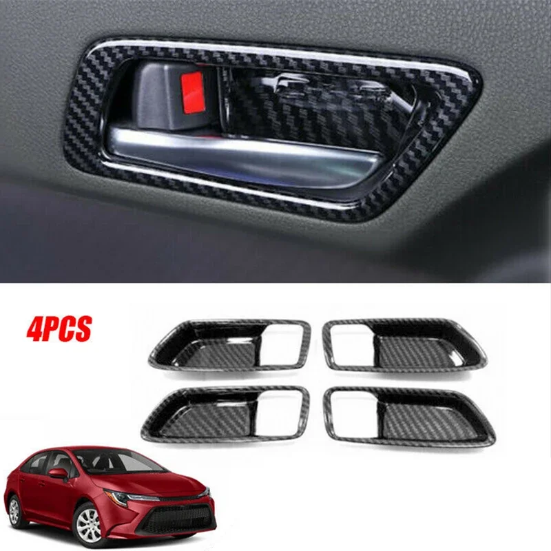 

Внутренняя дверная ручка из АБС-пластика для Toyota Corolla 2019, 2020, 2021, 4 шт.