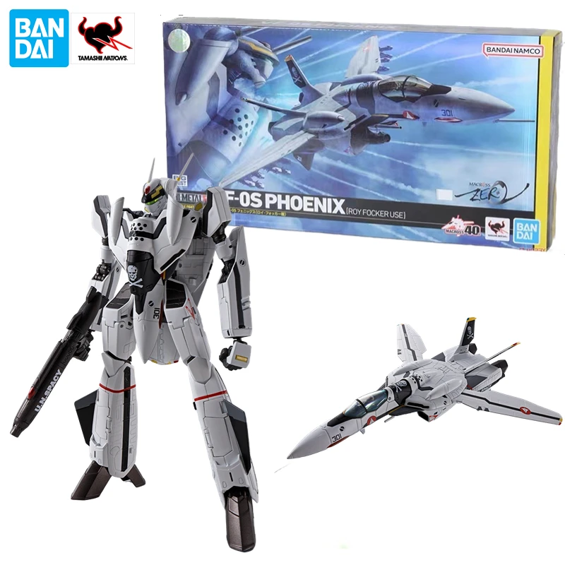 

Bandai HI-METAL R Super Dimension Fortress ZERO VF-0S Phoenix Fuka Machine Anime Action Figures Toy Transformation Model Hobby