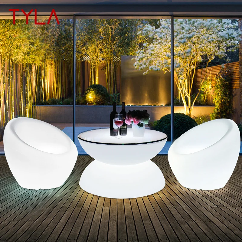 

TYLA Modern Atmosphere Lamp Led Creative Luminescence Coffee Table USB Light Remote Control Decor Bar Furniture