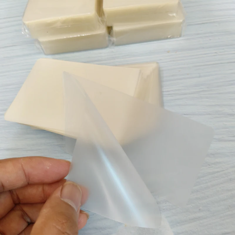 Mini Thermal Laminating Pouch 500pcs 3" 95x66mm 100 Mic Clear Laminate Sheets Photo Protect Cover Film For Lamination Writer