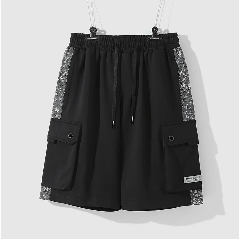 

2024new Summer Fashion Brand Large Pocket Youth Work Shorts Loose and Versatile Comfortable Men's Sports and Casual Pants