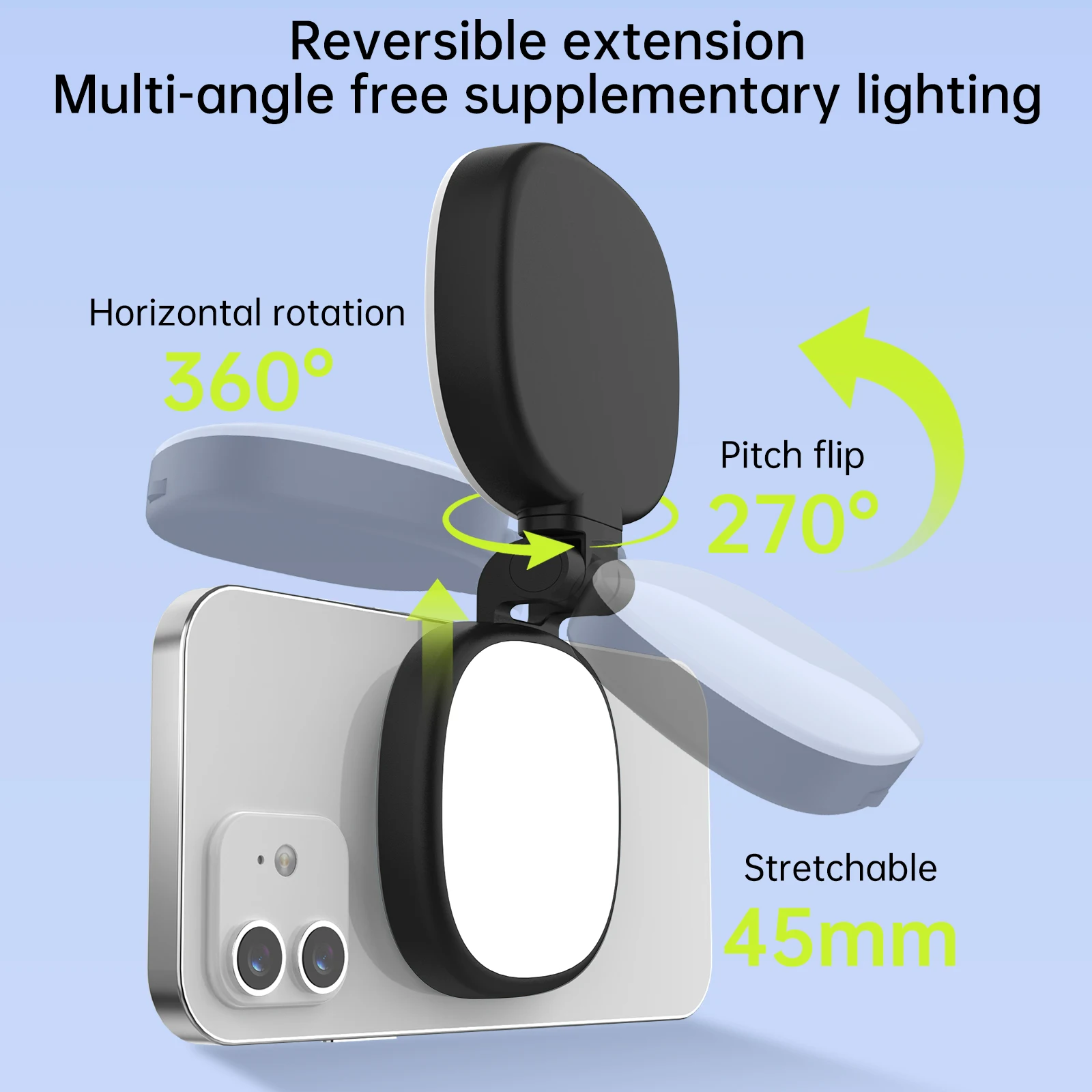 Illuminating Selfie Ring Light with Mirror - Adjustable Brightness & Multi-Color Options for Flawless Makeup and Perfect Videos