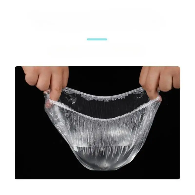 50/100pcs Elastic Waterproof Adults Shower Bathing Cap Disposables Spa Home Hair Hat