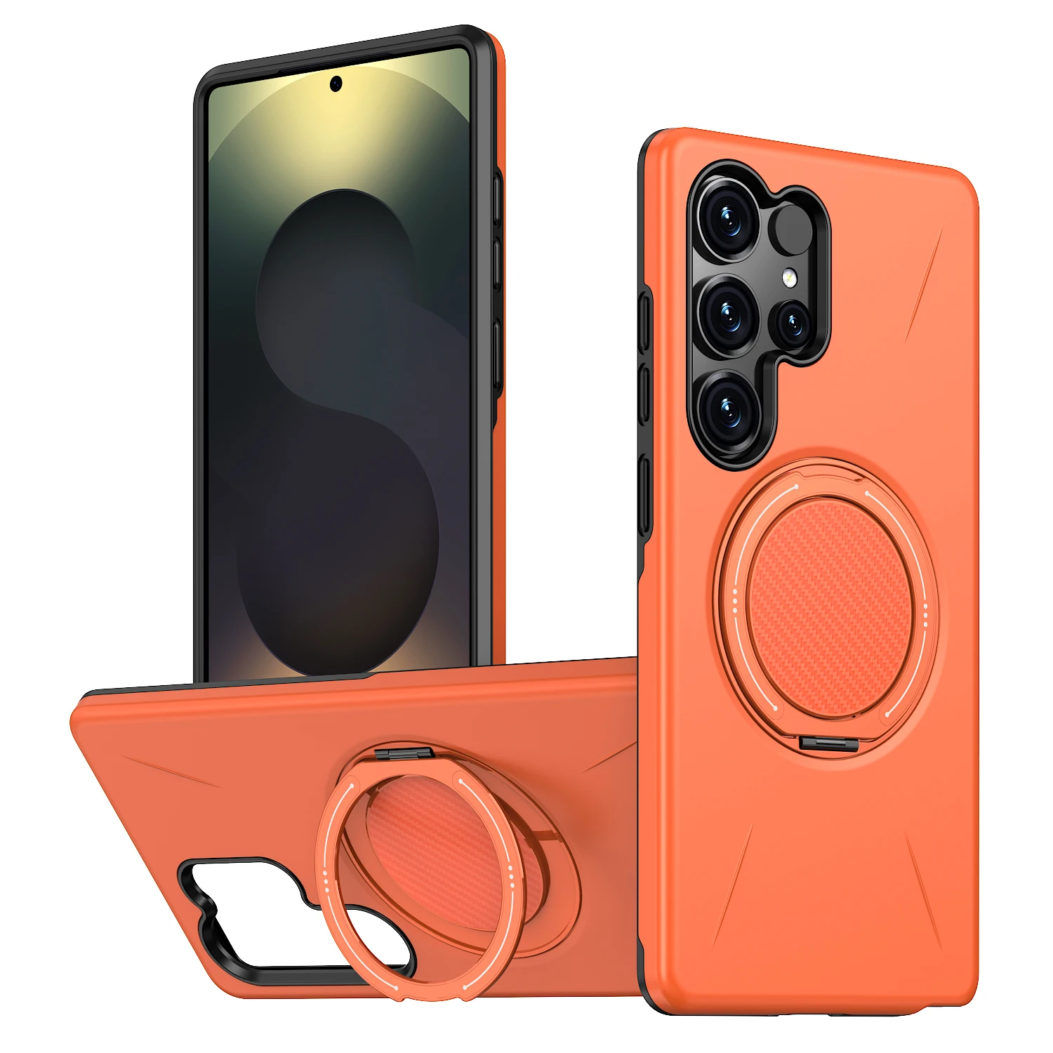 Magnetic 360° Shockproof Phone Case with Stand Holder and Magsafe Compatibility