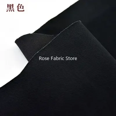 1 Meter Premium Cotton Twill Khaki Cloth Fabric - Carbon Brushed & Washed