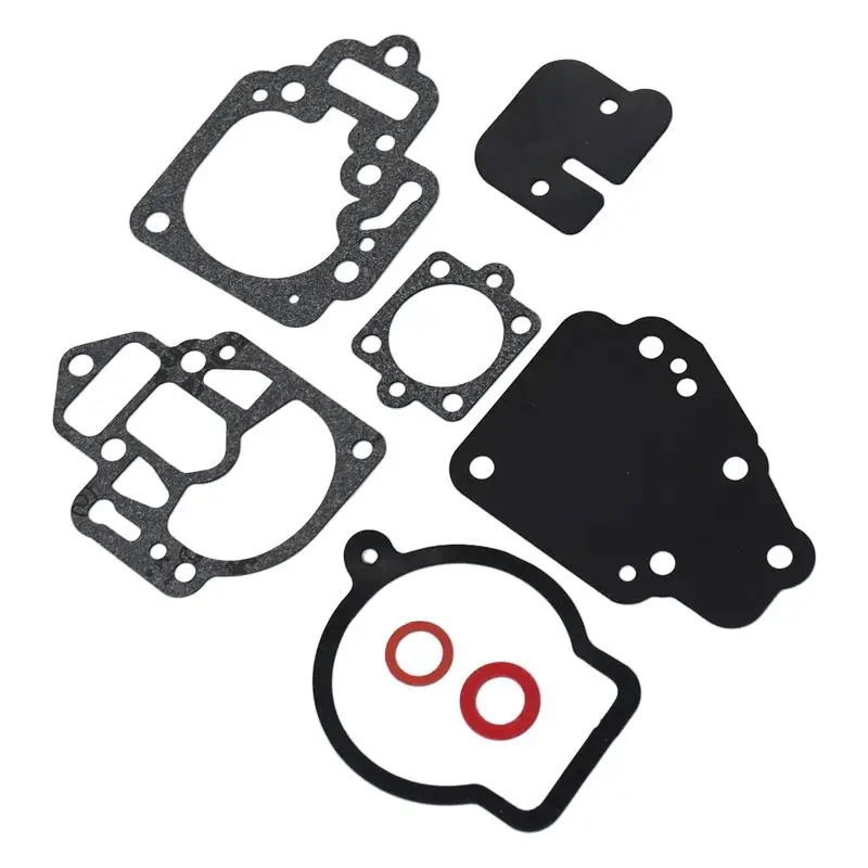 Carburetor Rebuild Kit with Gasket 18-7212 1395-811357 1395-8237072 Compatible with Mercury 6HP 8HP 9.9HP 10HP 15HP 20HP 25HP