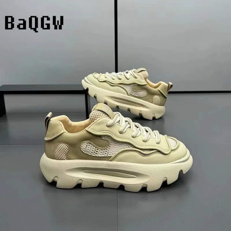 

Кроссовки мужские теннисные, роскошная повседневная обувь, дышащая модная обувь для тренировок с цветными блоками, модные рандомные Мокасины