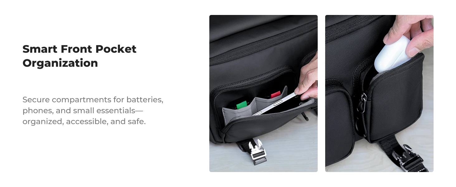5F Concept Zipper Buckle Sling Travel Photography Shoulder Bag For Sony DSLR SLR Camera Accessories Tripod Holder_voghion.com
