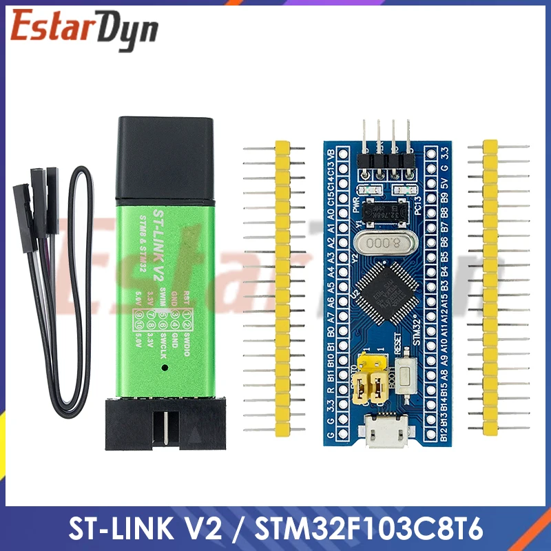 Programador-de-descarga-de-simulador-ST-LINK-STM32F103C8T6-st-link-V2 ...