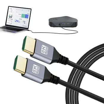 8K HDMIs Cable HDMIs 2.1 Wire Ultra High-Speed 48Gbps 8K/60Hz HDMIs Splitter Digital Cable Cord For Xiaomi For PS5 1