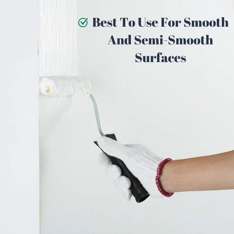 Description Picture 6 of item11pcs Paint Roller Kit ,Thumb roller core small corner latex paint roller core mini roller bracket polyester blend paint tools