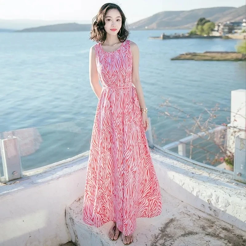 

Новинка лета 2022, шифоновая юбка, супер сказочное платье, длинная юбка, маленькая пляжная юбка для морского курорта