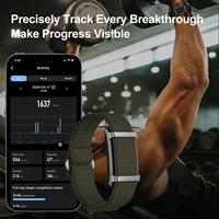 Smart Bracelet Sports Fitness Tracker Health Monitoring Step Count Heart Rate Sleep Tracking 1ATM Waterproof Smart Wristband - Image 4