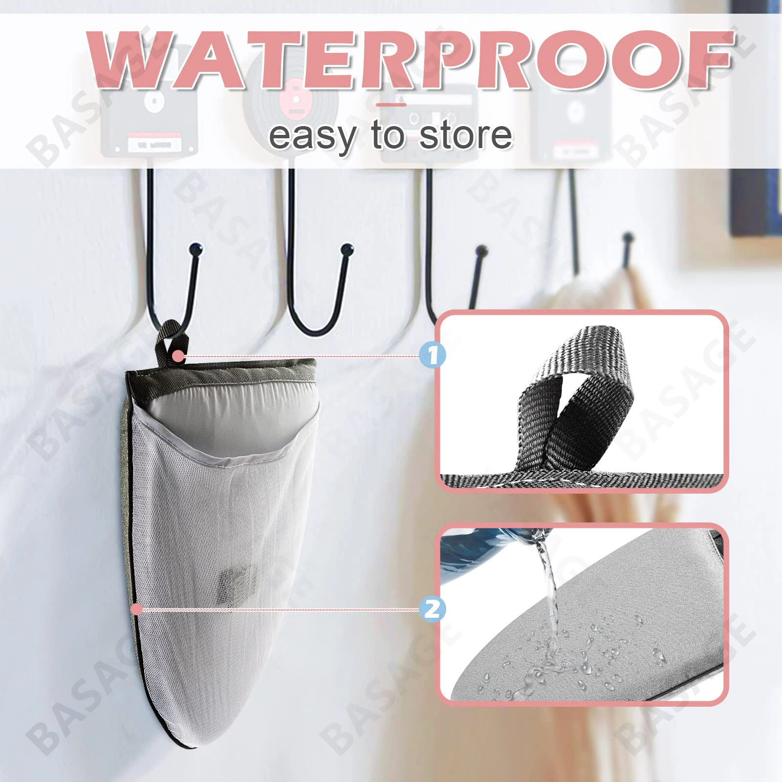 Handheld Ironing Board 1Pc Fabric Handheld Ironing Board Ironing Board Small Home Gloves Anti Household Insulated Handheld Tray