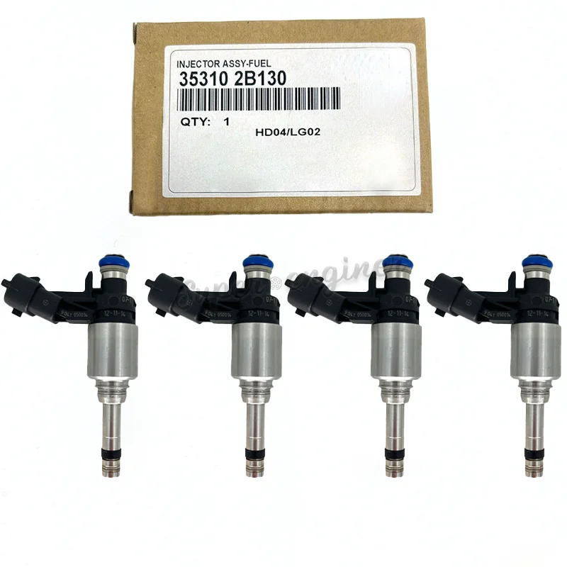 

4PCS Fuel Injectors 35310-2B130 For Hyundai Accent Veloster Kia Soul Rio 1.6L 2012 2013 2014 2015 2016 2017 353102B130