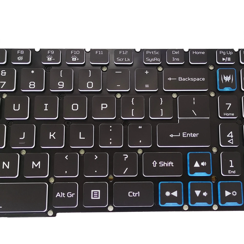 Фото Новая клавиатура для ноутбука US для Acer Predator Helios 300 PH315-52-75R0 PH315-52 PH315-52-73DU PH317-53 Full с Цветной подсветкой №2