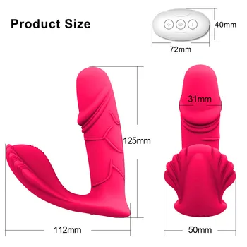 Wireless Vibrator Thrusting Dildo Female Remote Control for Women G Spot Clitoris Stimulator Sex Toys Erotic Goods For Adults 18 6