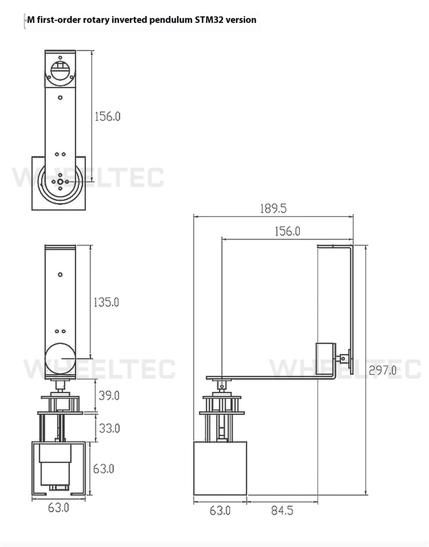 WHEELTEC IP570 STM32 version inverted pendulum