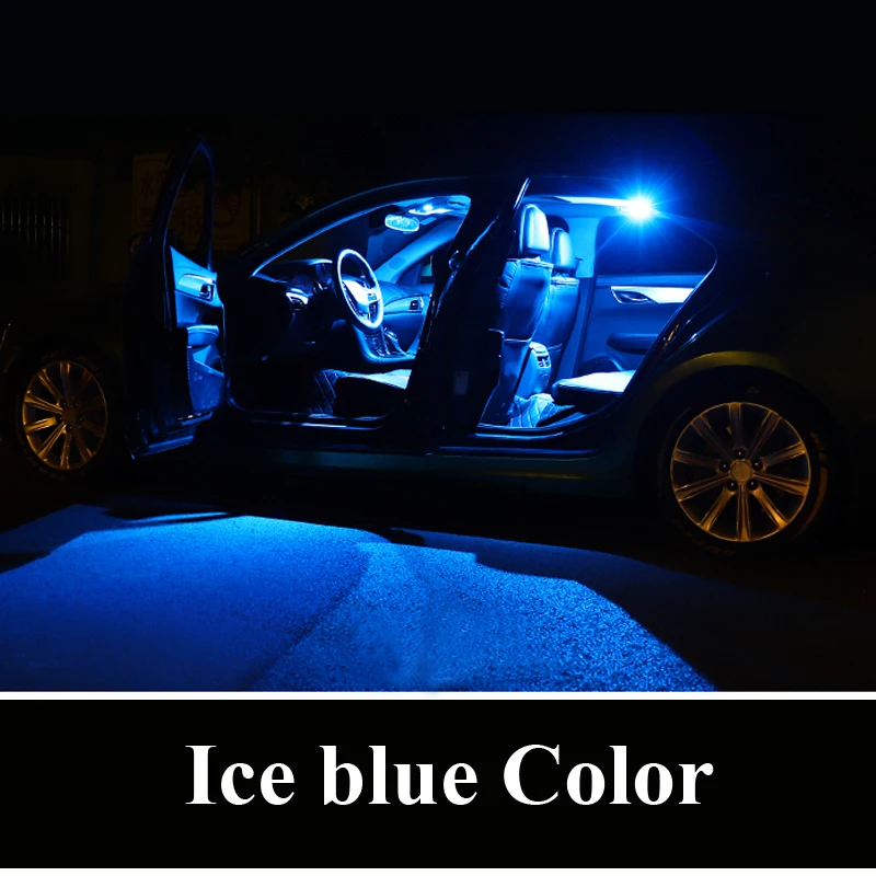 XKHSD Lampe de Plaque d'immatriculation à LED sans Erreur Canbus, pour  1996-2018 Mercedes Benz Vito W638 W639 W447 Kit de dôme intérieur à LED,  Ice Blue, W639 2011-2014 (15PCS : : Auto