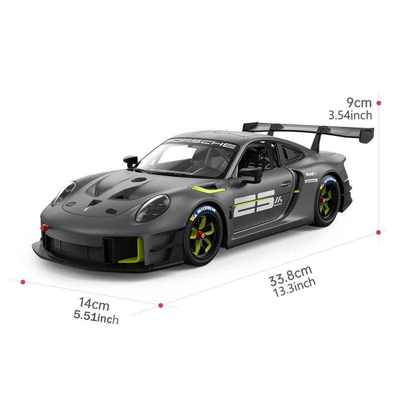 Rastar 1:14 Porsche 911 GT2 RS Clubsport 25 Supercars 4.8V 600mAh Battery 2.4G Remote Control Car Toys Model For Adults 2