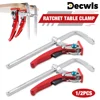 1/2 Pcs 200*60mm Ratcheting Table Clamps F-Clamp Woodworking Clamp Fixing Clamp, Quick Saw Track Clamp, For MFT And Rail Systems