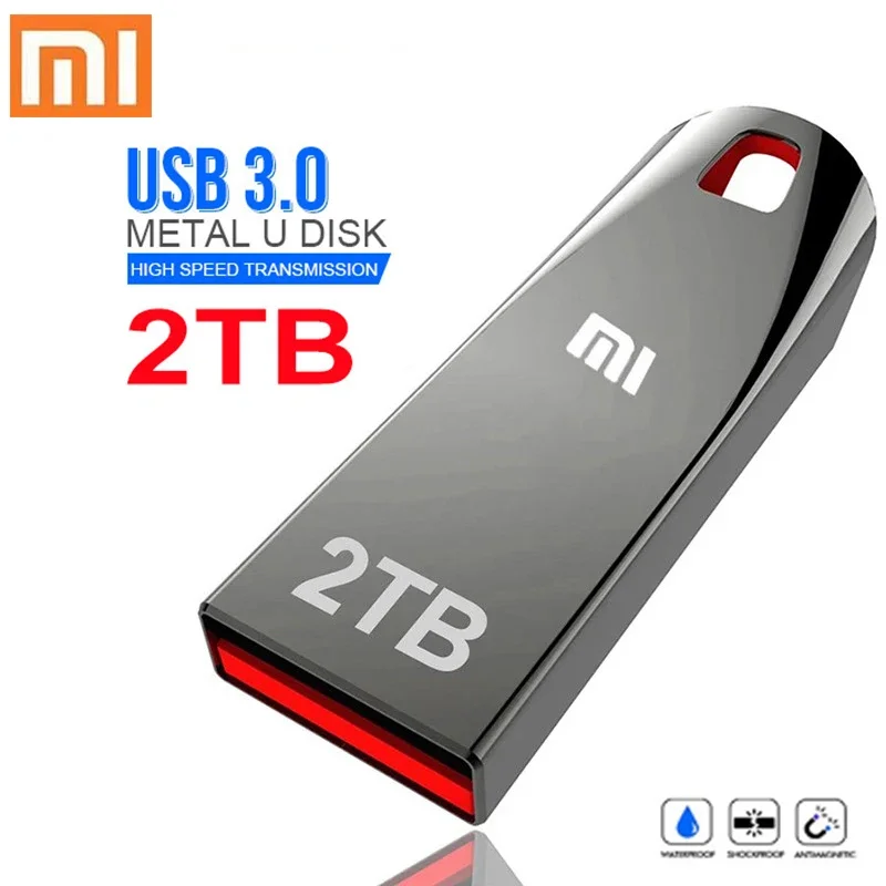 

Металлические Usb-накопители Xiaomi 2 ТБ 3,0, высокоскоростная Флешка 1 ТБ, 512 ГБ, Usb-накопитель, портативный SSD-накопитель, Usb-флешка, адаптер
