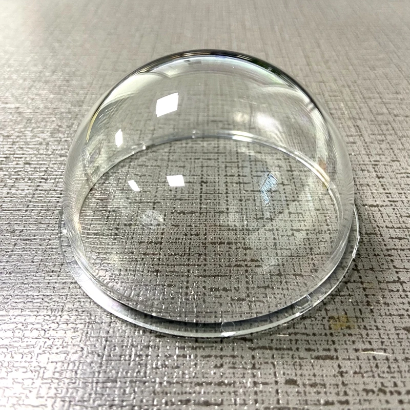 3.5 inch small CCTV camera dome glass protective cover PC material Dome shell 84.8*44.8 mm