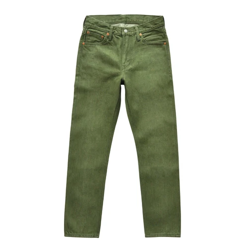 Saucezhan Denim Jeans Men | Sauce Zhan Jean Selvedge | Olive