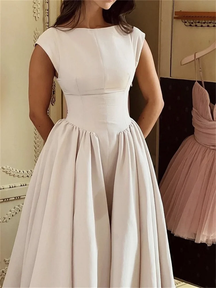 Wmstar Long Dresses Women Sweet Sleeveless Elegant Backless Waist Swing Dress Elegant Street Wear Dress Wholesale Dropshipping