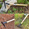 45x14.3x5.5cm Multi-function Manganese Steel Handheld Plow Garden Hoe Tools for Dig /Plant/ Fertilize or Weed 5