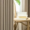 Water Ripple Jacquard Soft Blackout Curtain with Water Puff Cotton Curtains for Living Dining Room Bedroom 2