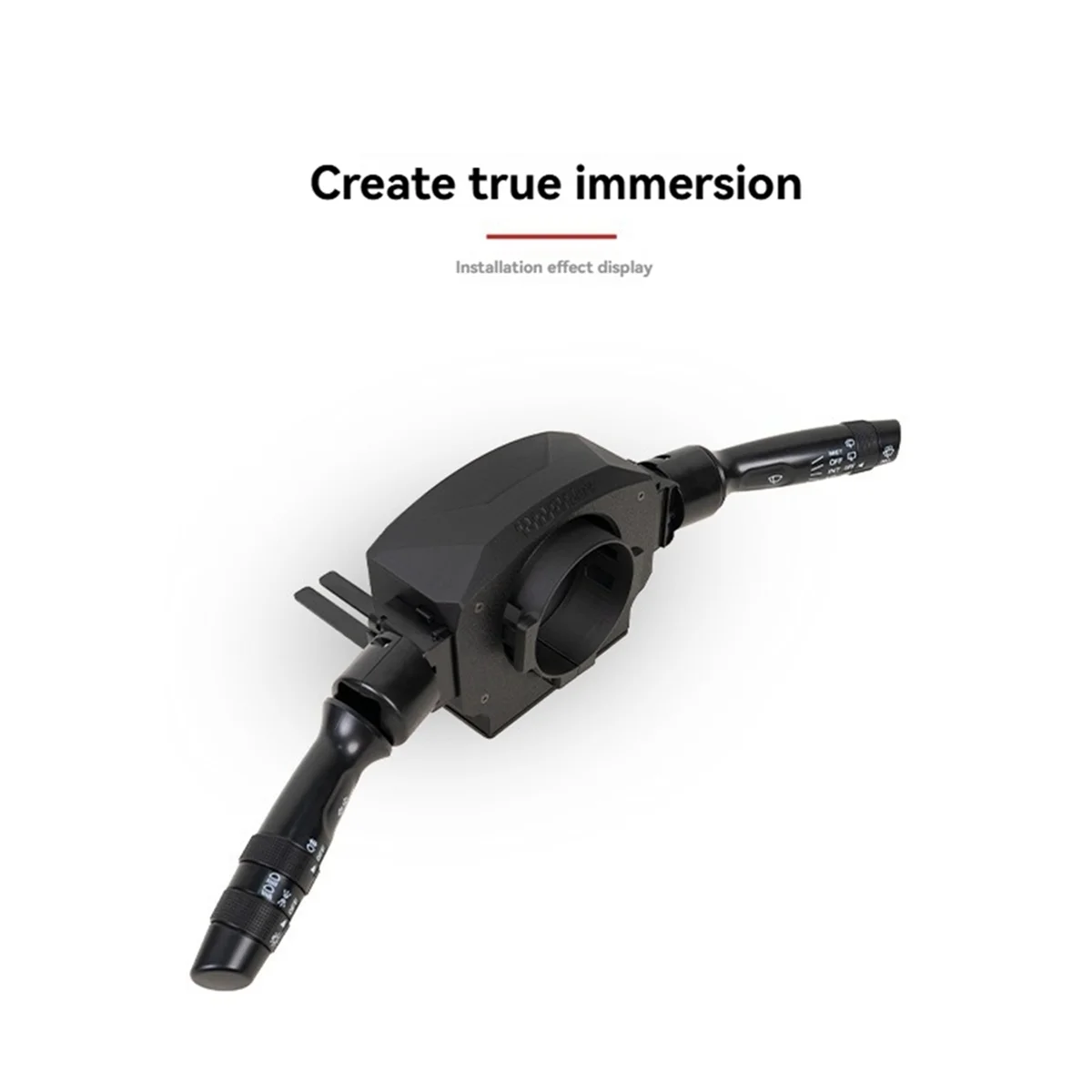 A04R-PC Simracing Game Steering Wheel Turn Signal Wiper Retrofit Kit for MOZA R3/R5/R9/R12 Steering Wheel