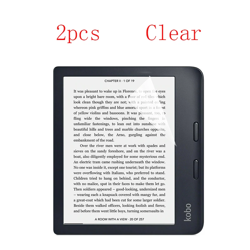 Clear Hd Screen Protector Film For Kobo Libra H2o/kobo Libra 2/kobo