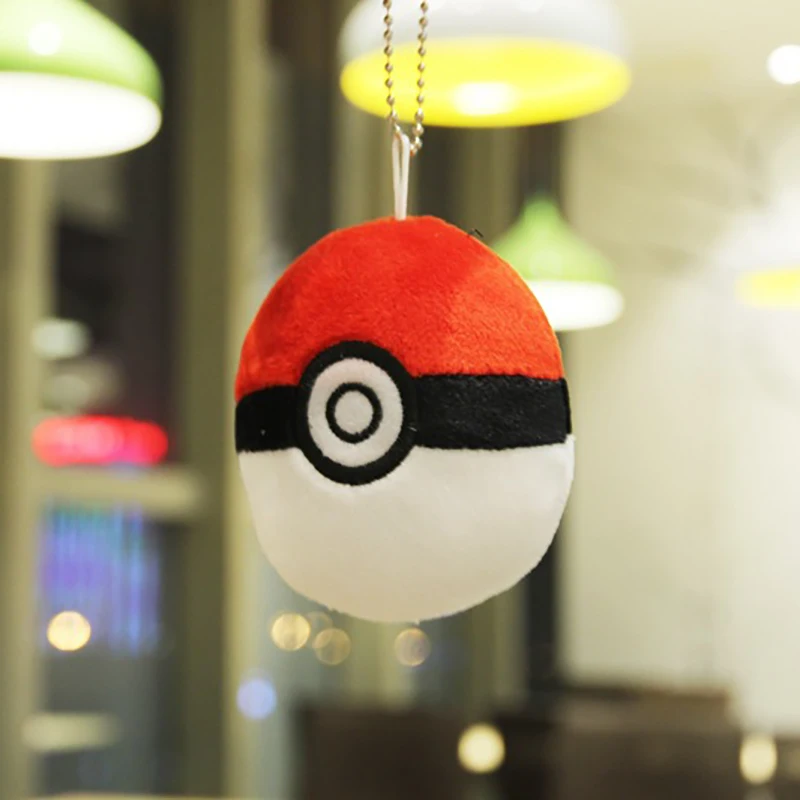 TAKARA TOMY Pokemon Anime Kawaii Plush key fob Partner's Pok&eacute; Ball Pillows Stuffed Toys for Children Gift Pok&eacute;mon