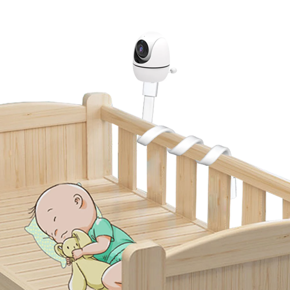 Thread Gooseneck Holder Camera Stand Multifunctional Bracket Adjustable for Baby Monitor camera holder,camera holder stand,security camera stand,security camera bracket,baby monitor holder,security camera mount,camera mounting base,camera mount panel,webcam stand