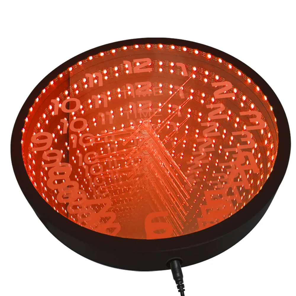 リビングルーム用インフィニティミラー,モダンなデザイン,照明