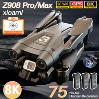 For Xiaomi Z908 Pro /MAX 4K Drone Professional 8K GPS Dron Optical Flow Localization 3sided Obstacle Avoidance Quadcopter Toys