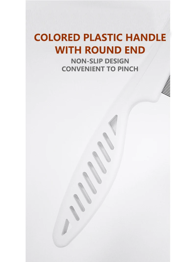 Home Pet Animal Care Comb Protect Flea Comb for Cat Dog Pet Stainless Steel Comfort Flea Hair Grooming Comb