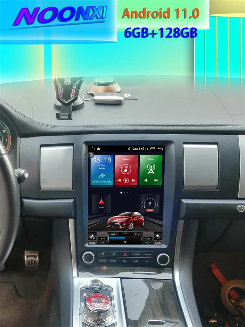

Экран Tesla 8 + 256G Android 11 для Jaguar XF 2004-2015 автомобильное радио Телефон стерео Мультимедийный плеер Bluetooth GPS навигация Carplay