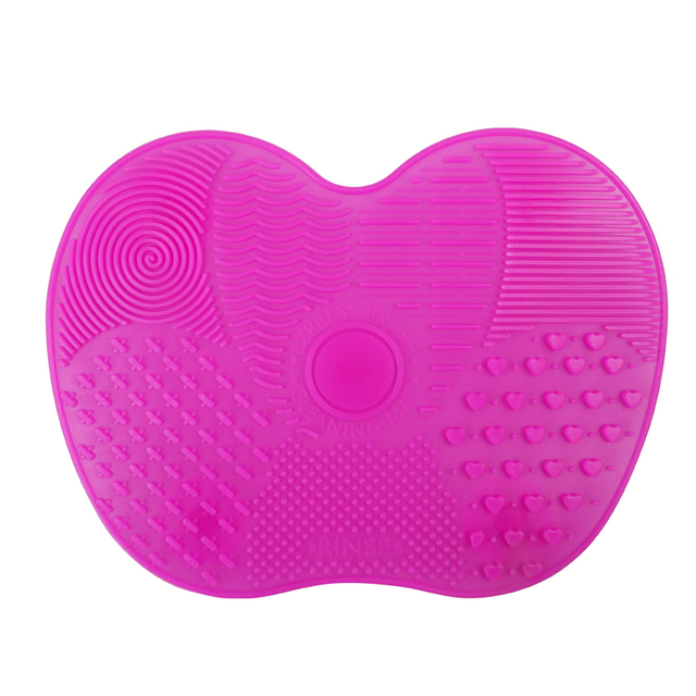 Silicone Brush Cleaner Cosmetic Make Up Washing Brush Gel Cleaning Mat Foundation Makeup Brush Cleaner Pad Scrubbe Board
