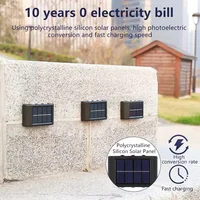 Solar Wall Lamp Outdoor Warm Light Waterproof Up And Down Luminous Lighting Balcony Yard Garden Decoration Lights Exterior Wall 2