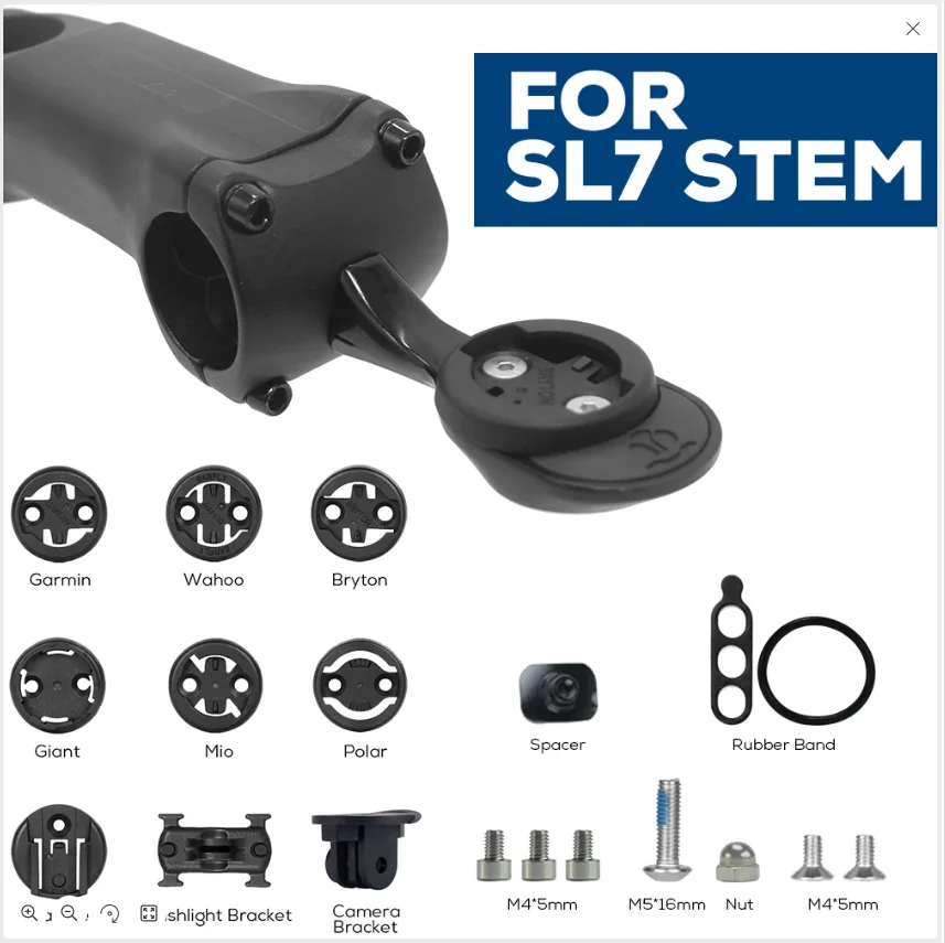 SL6/SL7 Stelo Bici Supporto Computer Esterno Supporto Stelo Bici - Foto 11