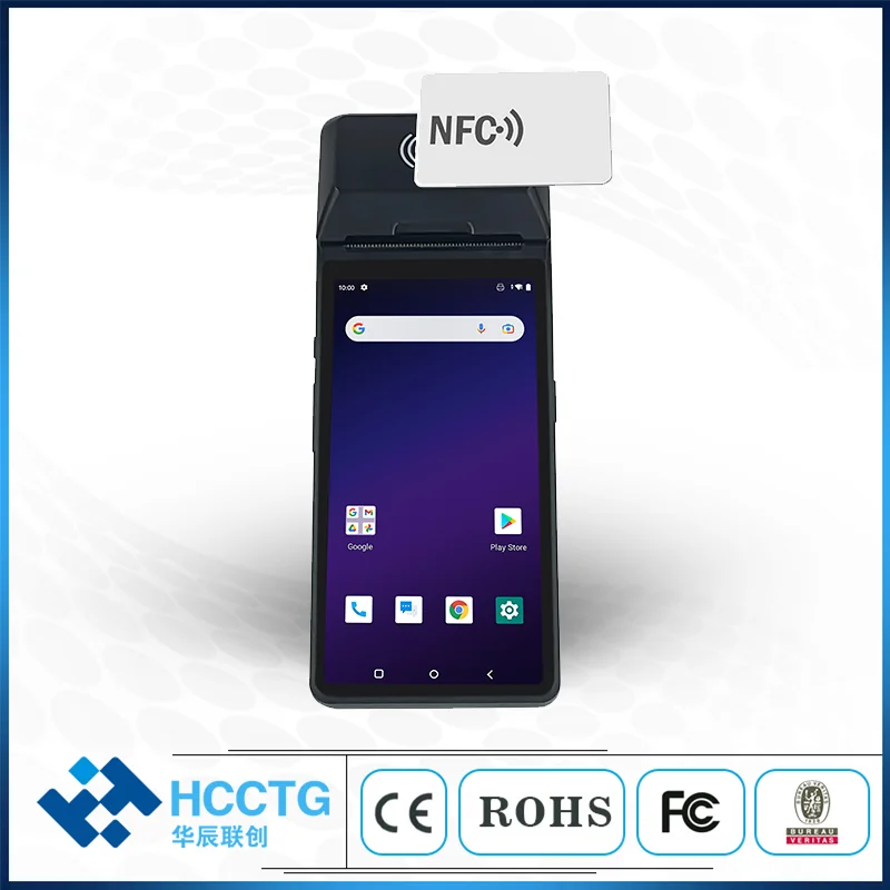 Terminale Pos Mobile Intelligente Potente Android 11 Certificato Gms Con Scanner Di Codici A Barre Nfc 2D Z300P