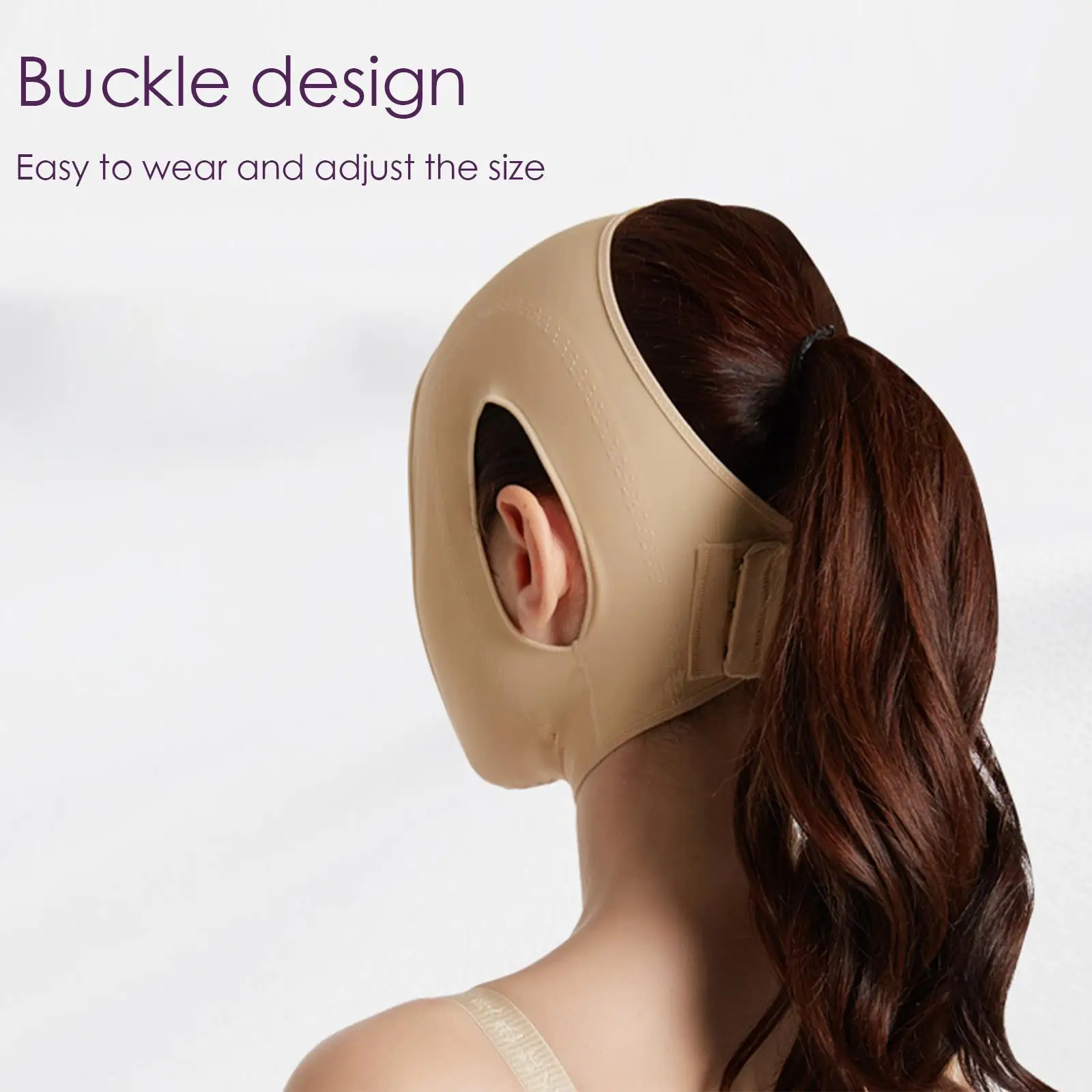 Lifting Del Viso Maschera Modellante A Forma Di V Fasciatura Sollevamento Lifting Rughe Del Viso Nasale Pieno Sottile Rassodante Viso Doppia Maschera 