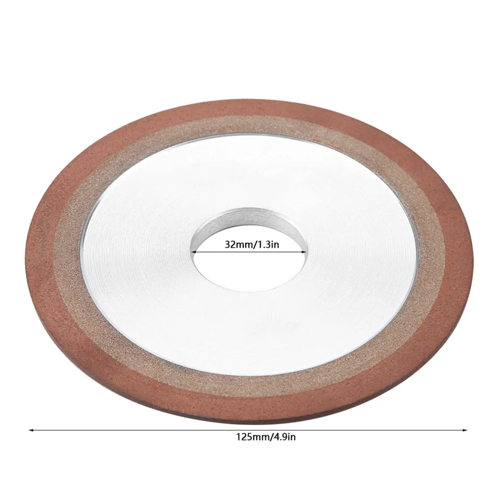 Grinding Wheel Resin Grinding Wheel Abrasive for Alloy Blade Tungsten Steel 125*10*32*8mm Abrasive