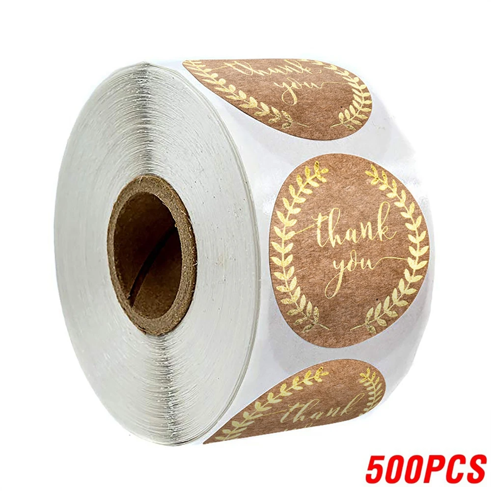 50-500pcs kraft paper homemade with love stickers scrapbooking for envelope and package seal labels sticker stationery handmade 