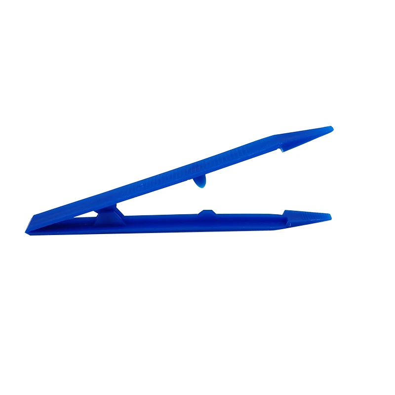 50PCS 100PCS LAB Plastic Tweezers Individually Packaged Disposable Pointed Straight Headed Sterile Clips Anti Slip Pattern